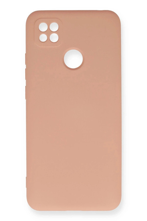 Xiaomi Redmi 9C Kılıf Nano içi Kadife Silikon - Pudra
