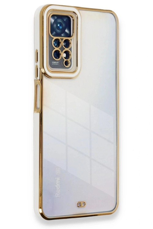 Xiaomi Redmi Note 11 Pro Kılıf Liva Lens Silikon - Beyaz
