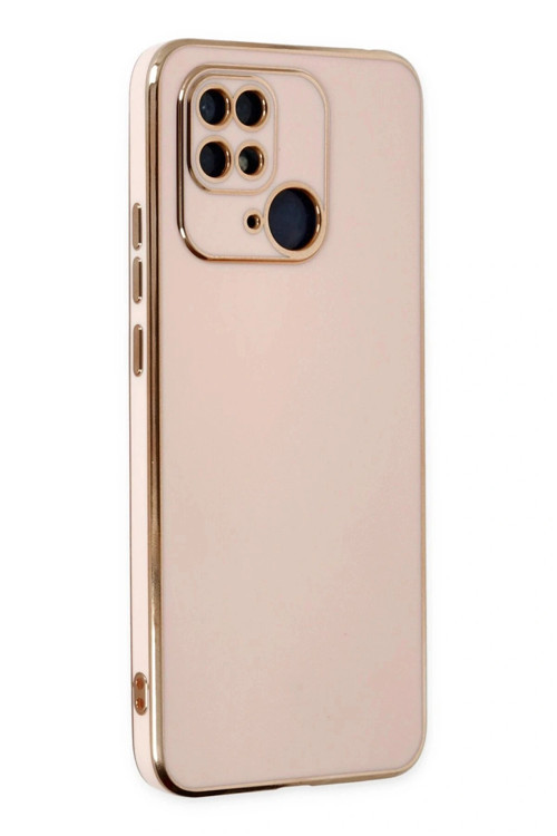 Xiaomi Redmi 10C Kılıf Volet Silikon - Pembe