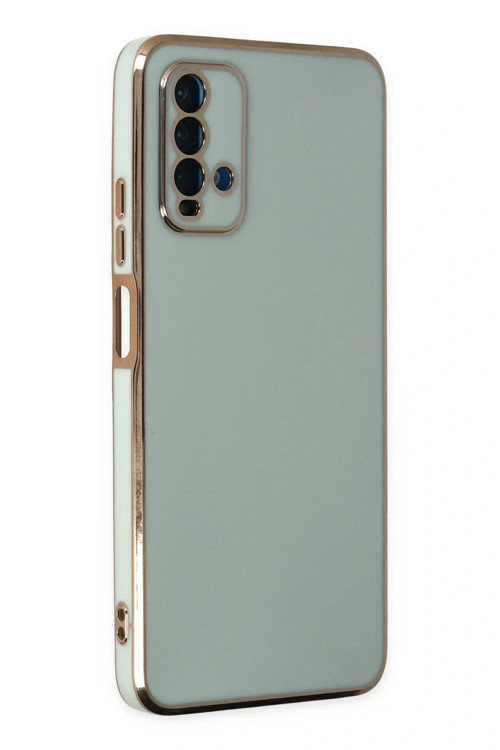 Xiaomi Redmi 9T Kılıf Volet Silikon - Açık Yeşil