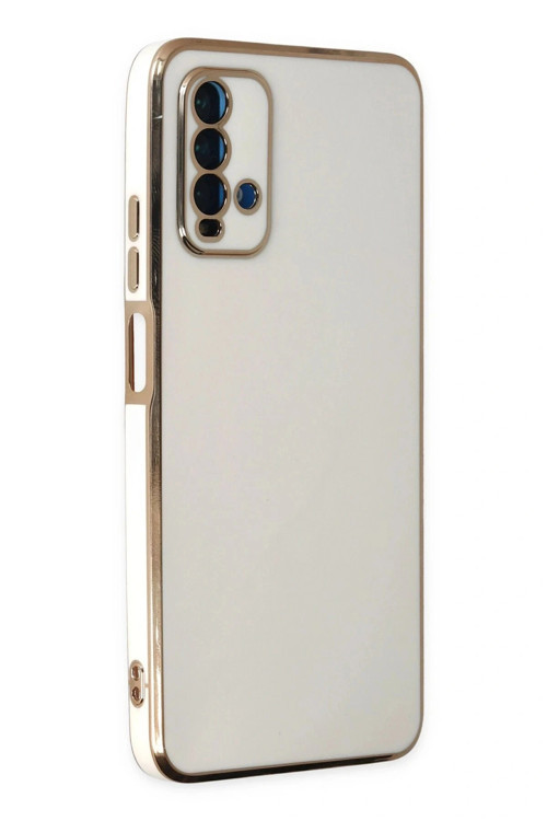 Xiaomi Redmi 9T Kılıf Volet Silikon - Beyaz
