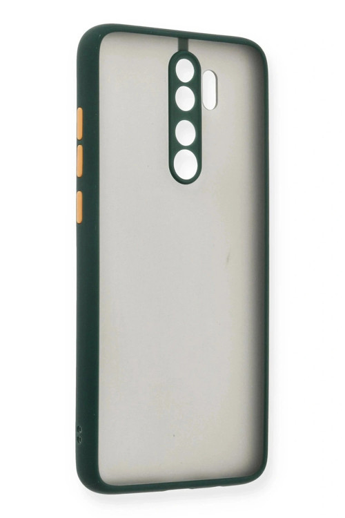Xiaomi Redmi Note 8 Pro Kılıf Montreal Silikon Kapak - Yeşil