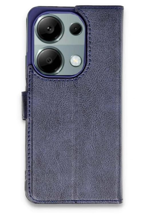 Xiaomi Redmi Note 13 Pro 4G Kılıf Trend S Plus Kapaklı Kılıf - Lacivert