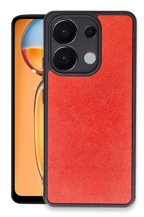 Xiaomi Redmi Note 13 Pro 5G Kılıf Aras Deri Kapak - Kırmızı