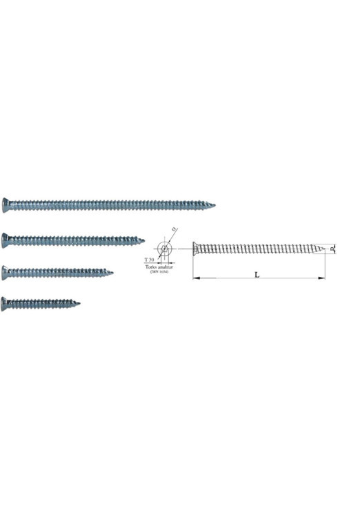 Buldex Vida 7,5X180 Dubelsiz Vida 18 Cm 10 Adet