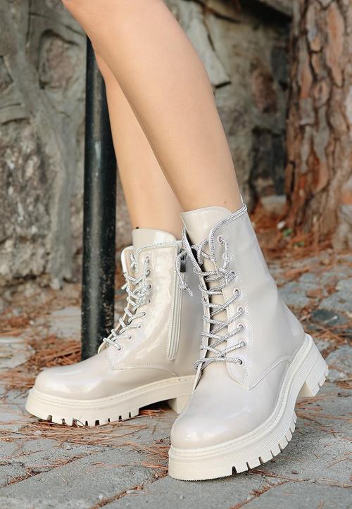 Bej Rugan Bağcıklı Bot