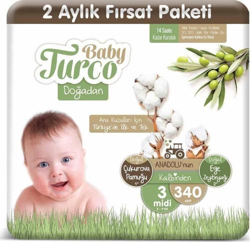 Doğadan 3 Numara Midi 340 Adet
