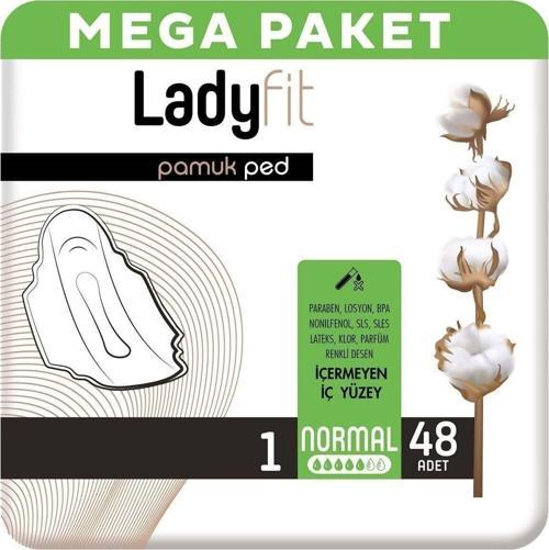 Ladyfit Pamuk Ped Mega Normal 48 Ped
