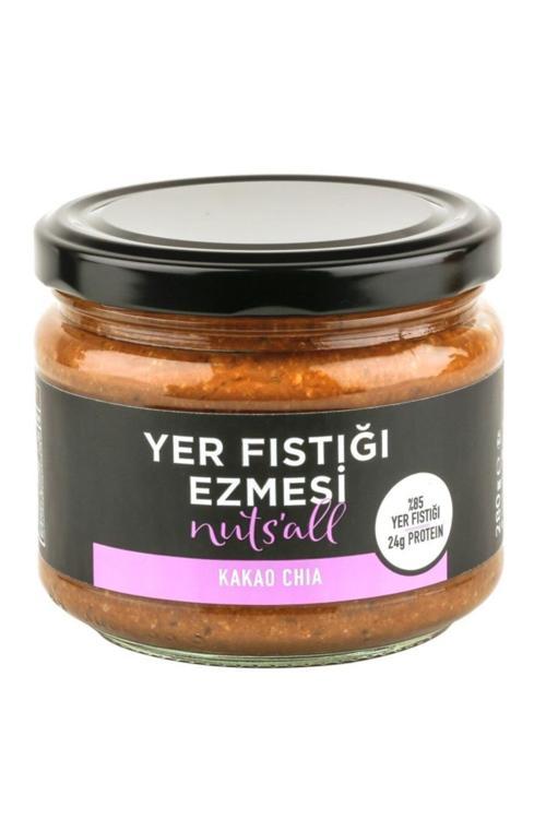 Kakaolu Chialı Yer Fıstığı Ezmesi 280 G - Enerji Deposu
