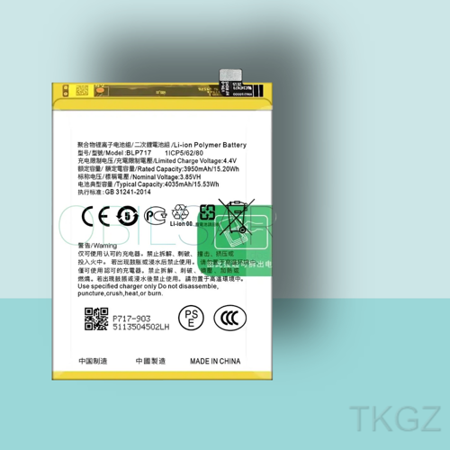 - OPPO RENO Z - BLP-717 - Batarya Pil Orijinal Sıfır