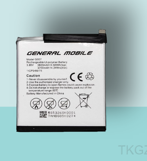 - General Mobile GM 9 PLUS Batarya Pil Orijinal Sıfır