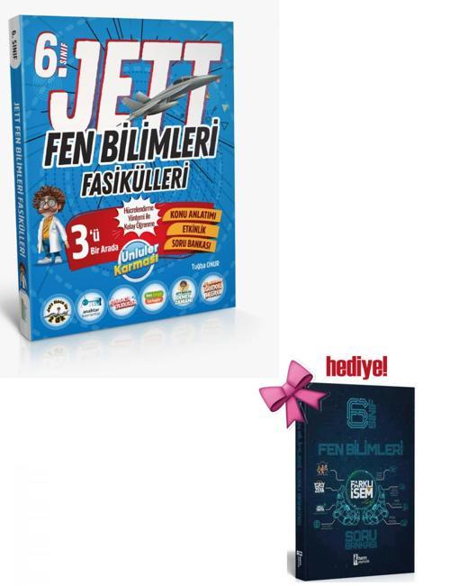 Ünlüler Karması 6. Sınıf Jett Fen Bilimleir Fasikülleri + Fen Bilimleri Soru Hediyeli