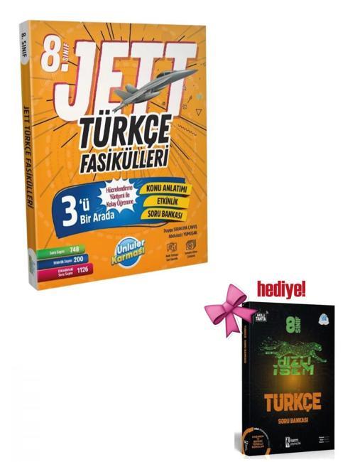 Ünlüler Karması 8. Sınıf Jett Türkçe Fasikülleri + Türkçe Soru Hediyeli