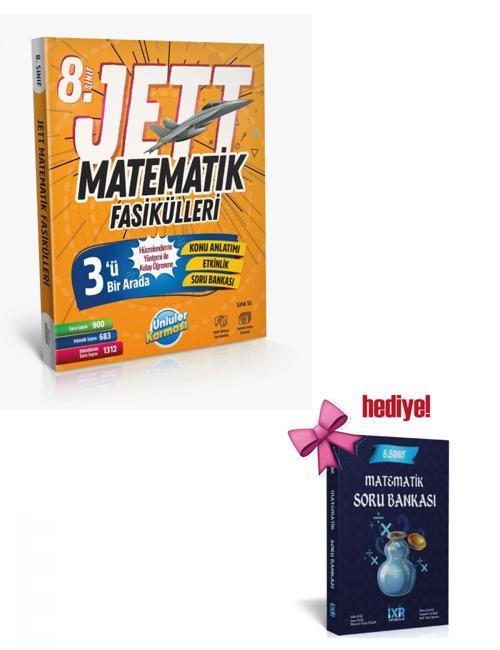 Ünlüler Karması 8. Sınıf Jett Matematik Fasikülleri + Matematik Soru Hediyeli