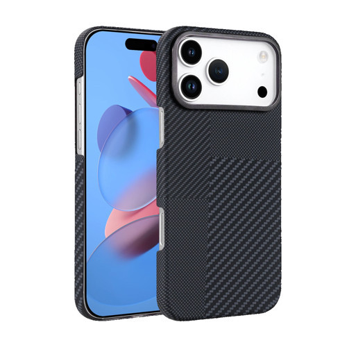 iPhone 17 Pro Max Kılıf Vega Magsafe Karbon Desen Kapak