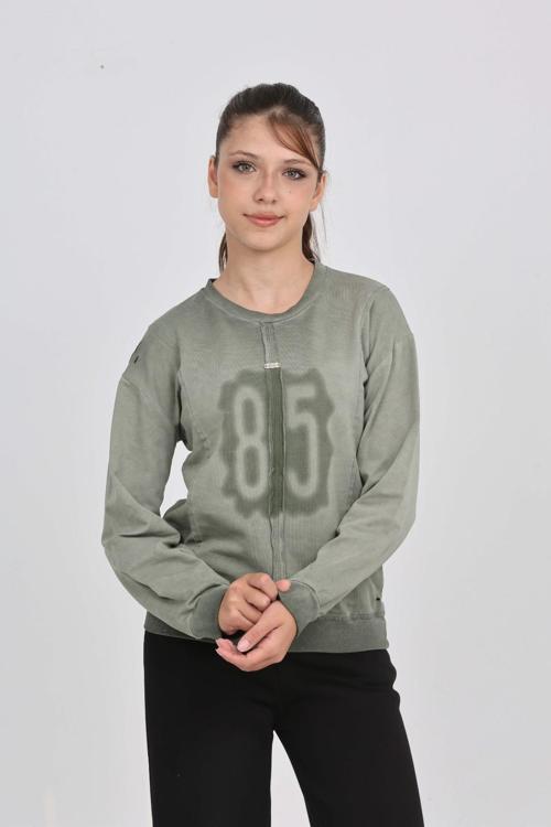 Toontoy Kız Çocuk 85 Baskılı Sweatshirt