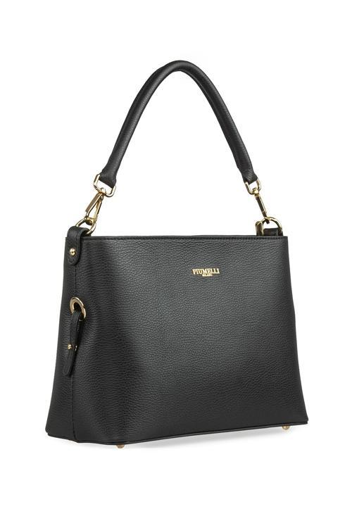 Kadın Omuz Çantası GRAZIA Piumelli Milano Bag D28 Black