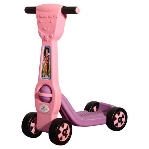 King Scooter 4 Tekerlekli Pembe