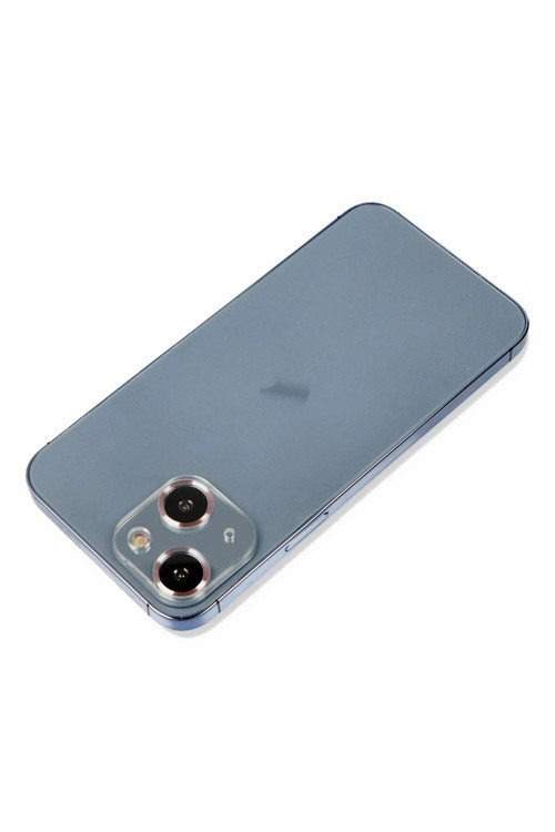 iPhone 14 Metal Kamera Lens Koruma Cam - Mor