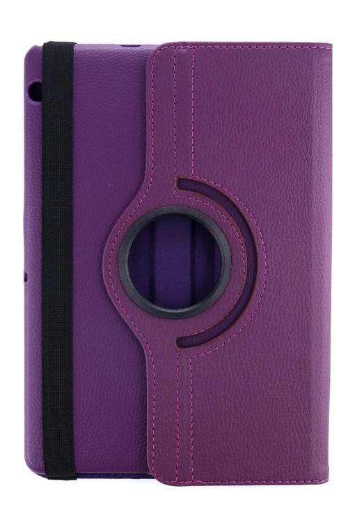 Huawei MediaPad T3 10 / 9.6 Kılıf 360 Tablet Deri Kılıf - Mürdüm