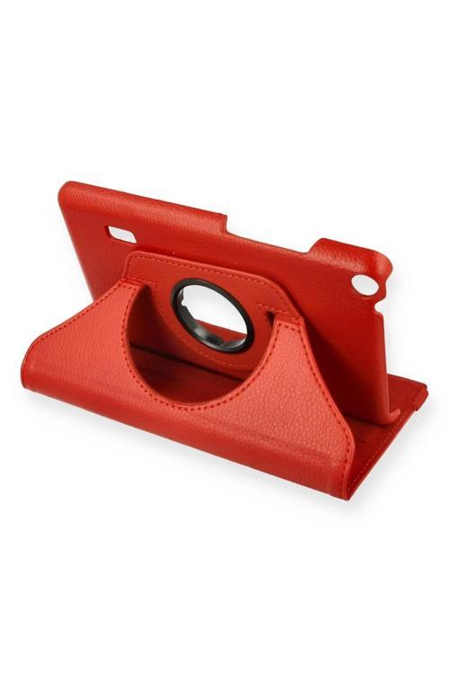 Huawei MediaPad T3 7 Kılıf 360 Tablet Deri Kılıf - Kırmızı