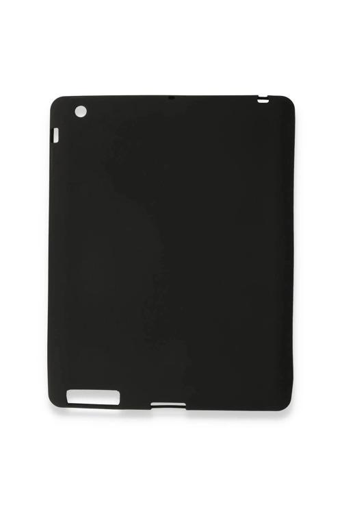 iPad 4 9.7 Kılıf Evo Tablet Silikon - Siyah