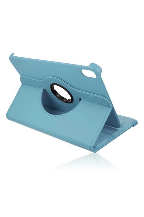 iPad Mini 6 Kılıf 360 Tablet Deri Kılıf - Turkuaz