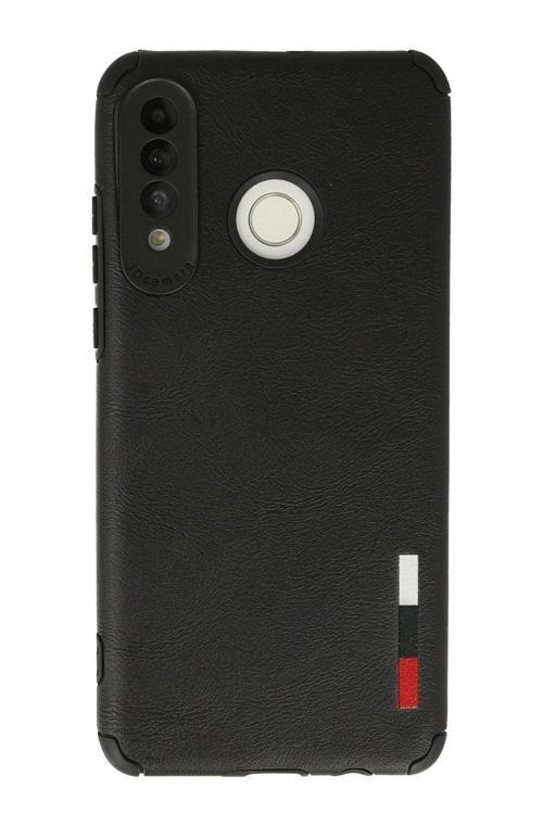 Huawei P30 Lite Kılıf Loop Deri Silikon - Siyah