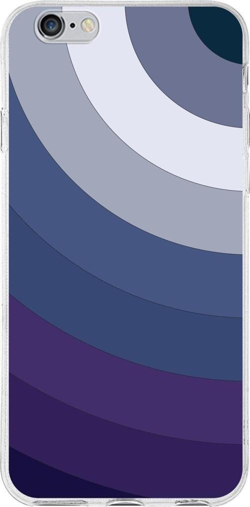 Apple Iphone 6S Uyumlu Kapak Renk Cümbüşü Tasarımlı Şeffaf Silikon Kılıf