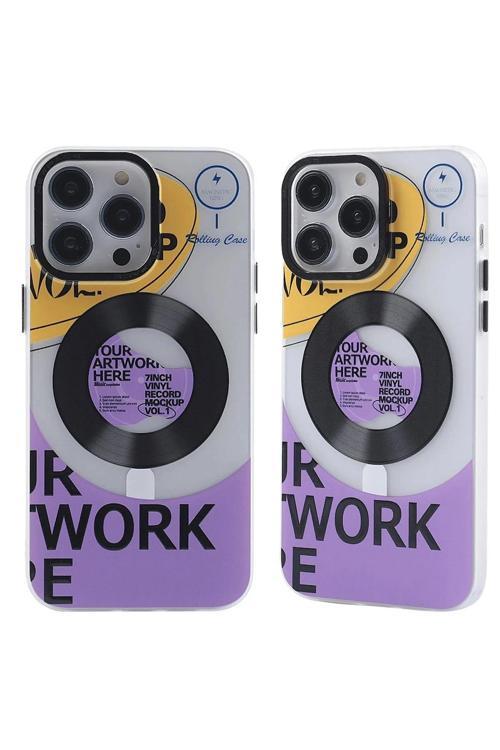 iPhone 12 Pro Max Kılıf Apollo Magneticsafe Desenli Kapak - Apollo Şeffaf - 6