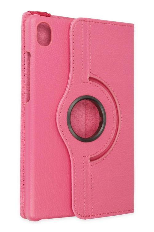 Samsung Galaxy X510 Tab S9 FE 11 Kılıf 360 Tablet Deri Kılıf - Pembe