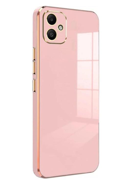 Samsung Galaxy A05 Kılıf Volet Silikon - Pembe