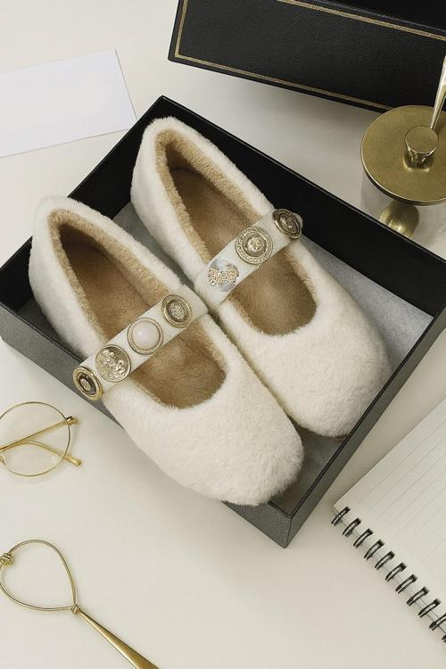 ZERA HOME Kadın Ev Babeti Kışlık İyi Yünlü Ev Ayakkabısı Panduf