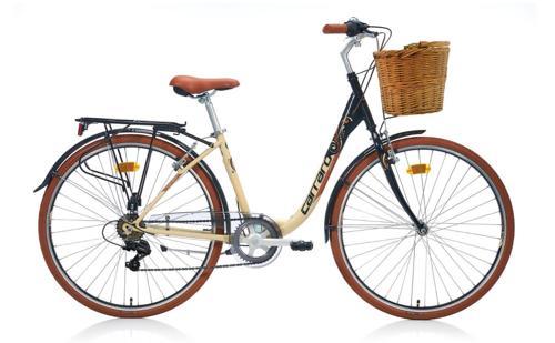 Juliana 28 430H Şehir Bisikleti Siyah-Bej-Kahverengi