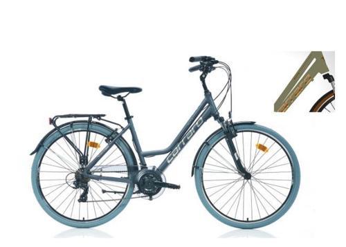 Elite 705 460H 28 Jant Şehir Bisikleti Metalik Açık Yeşil Kahve Bakır