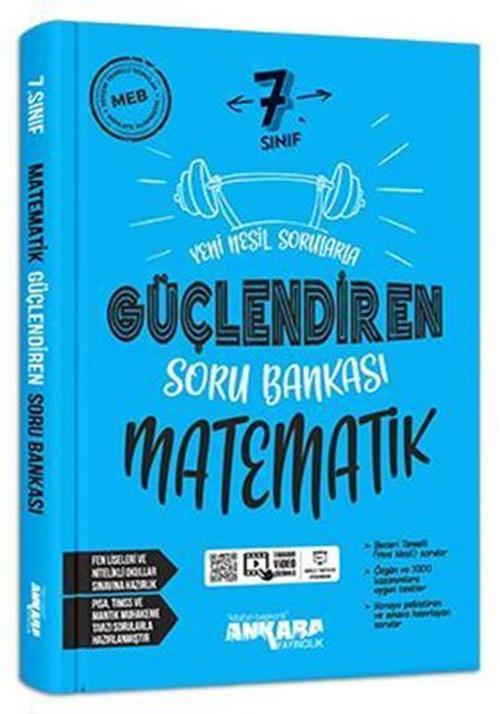 Ankara Yayınları 7. Sınıf Matematik Güçlendiren Soru Bankası 2021-2022
