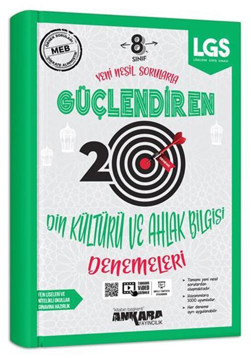 Ankara Yayınları 8. Sınıf Lgs Din Kültürü Güçlendiren 20 Li Deneme