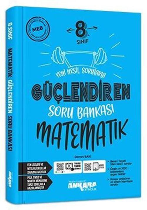 Ankara Yayınları 8. Sınıf Lgs Matematik Güçlendiren Soru Bankası 2021-2022