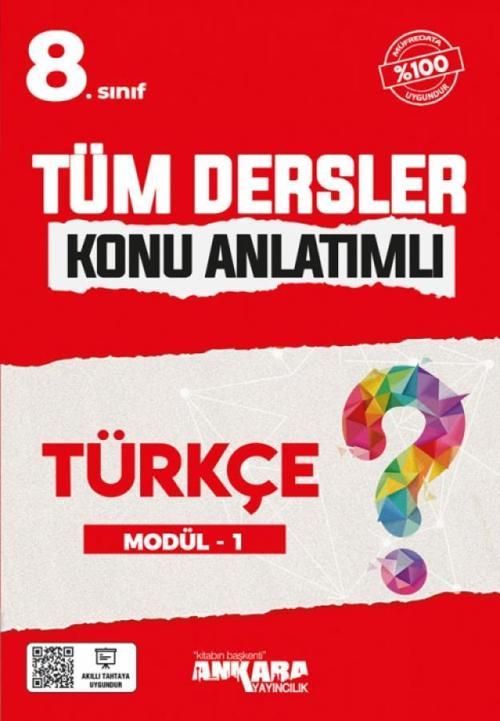 Ankara Yayınları 8. Sınıf Lgs Tüm Dersler Konu Modül 1 Türkçe 2021-2022