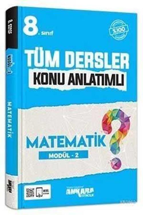 Ankara Yayınları 8. Sınıf Lgs Tüm Dersler Konu Modül 2 Matematik 2021-2022