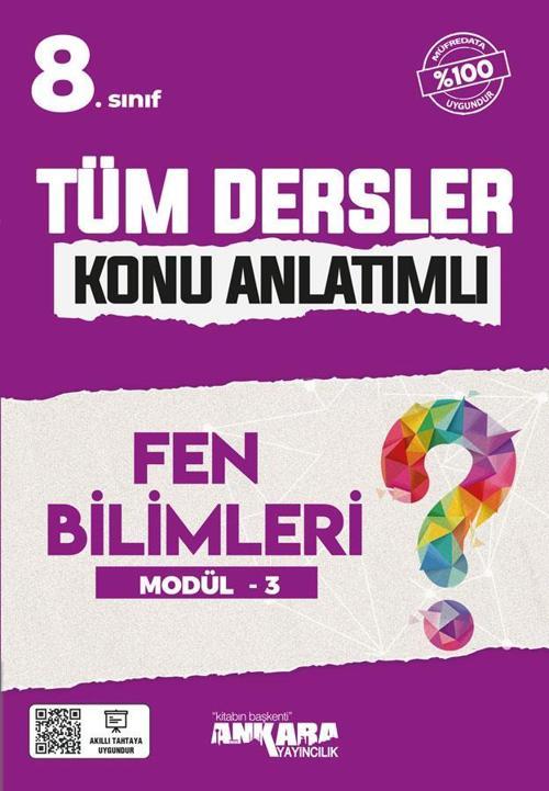 Ankara Yayınları 8. Sınıf Lgs Tüm Dersler Konu Modül 3 Fen Bilimleri 2021-2022