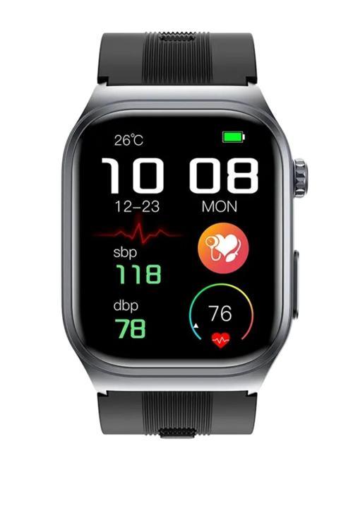 Electro Air Basınçlı Tansiyon Kan Şeker Yağ Ölçer Akıllı Saat