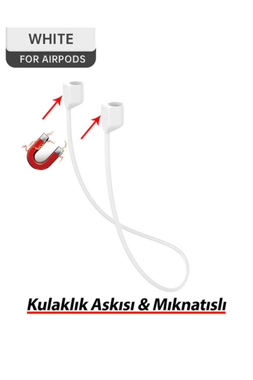 Apple Kulaklık Askısı (Mıknatıslı) - Kulaklık Tutucu