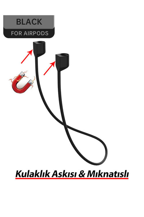 Apple Kulaklık Askısı (Mıknatıslı) - Kulaklık Tutucu