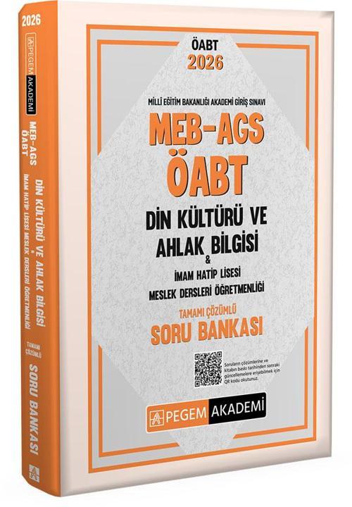 2026 MEB AGS ÖABT Din Kültürü ve Ahlak Bilgisi-İmam Hatip Lisesi Tam. Çöz. Soru Bankası