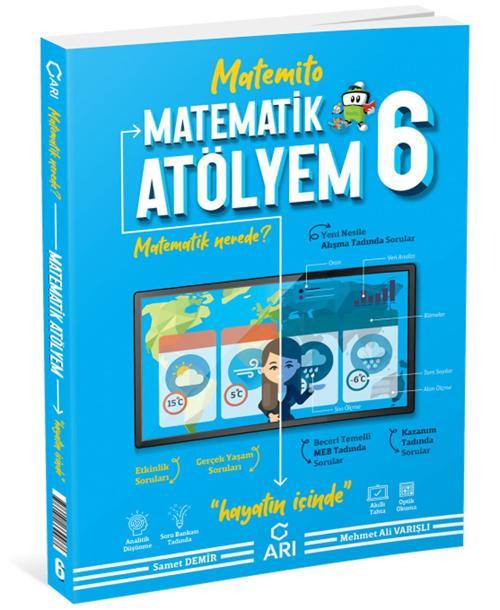 Arı Yayınları 6. Sınıf Matematik Atölyem Soru Bankası 2021-2022