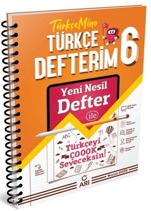 Arı Yayınları 6. Sınıf Türkçe Defterim - Türkçemino