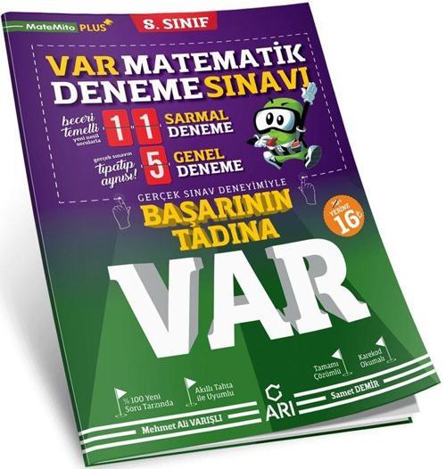 Arı Yayınları 8. Sınıf Lgs Var Matematik Deneme 2021-2022