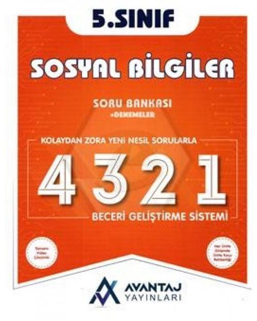 Avantaj Yayınları 5. Sınıf Sosyal Bilgiler Soru Bankası