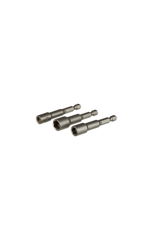 Manyetik Somun Adaptörü - 3 Lü Set 6,8,10X65 Mm